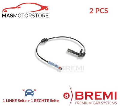 ABS SENSOR DREHZAHLFÜHLER PAAR VORNE BREMI 50987 2PCS H NEU OE QUALITÄT