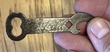 Early 1900s Coca Cola Bottle Opener Carbide Lamp Turn Skeleton Key Head