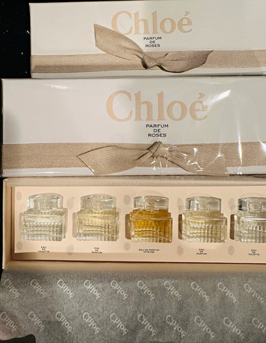 Chloé Parfum de Roses Mini Perfume Set 5 x 5ml EDT/EDP/EDP Intense