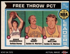 1974 Topps #147 Jeff Mullins Braves-BskB / Warriors  HALL-OF-FAME 3 - VG