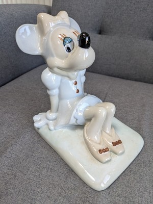 Minnie Mouse Disney Vintage große Keramik Figur 6'' hoch