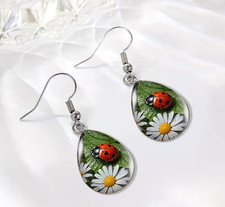 Art. Nr. 1297 S - 1 Paar Marienkäfer und Gä...