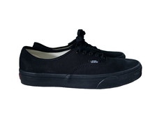 VANS Authentic Triple Black Unisex Athletic Sneaker Size 9M  10.5W