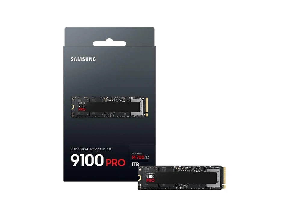 SAMSUNG SSD 9100 PRO 1TB, PCIe 5.0x4 M.2 2280, Seq. Read Speeds Up to - Image 3 of 4