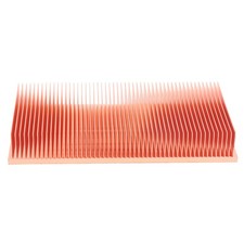 Pure Copper Heatsink 100X50X15mm Skiving Fin Heat Sink Radiator for6385