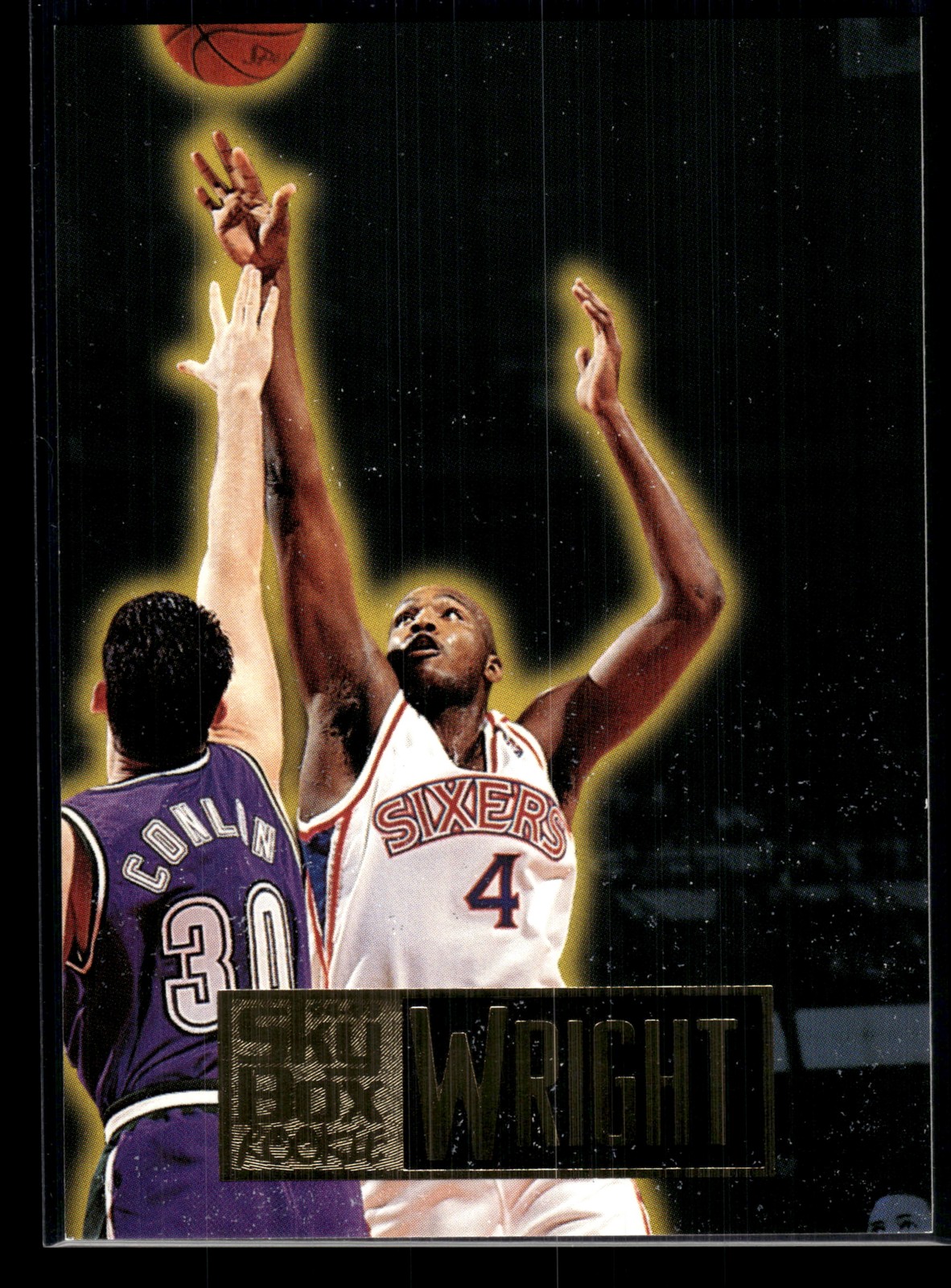 Sharone Wright 1994-95 SkyBox Premium #269 RC Philadelphia 76ers