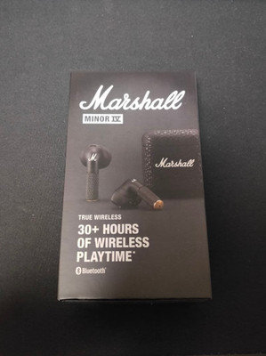 NEW Marshall Minor IV Wireless Earbuds Black From Japan