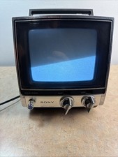 👀 Vintage Sony Solid State TV Model TV-760 UHF/VHF Powers On!