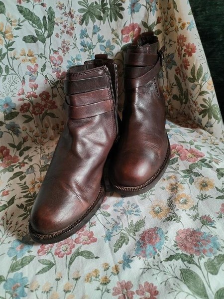 Women Marc O'Polo Boots Brown Leather 37 #MT9P