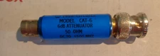 Mini-Circuits CAT-6 6dB Attenuator BNC M-F, 50 Ohms, DC-1500MHz