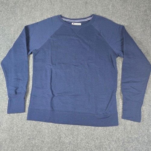 Champion Authentic Athleticwear Crew Neck Sweatshirt Mens Medium Pullover Blue - Picture 2 of 11
