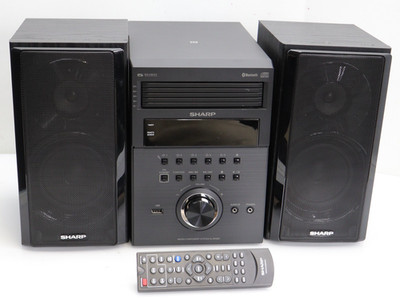 Sharp XL-BH250 Micro Shelf Executive Speaker System 5-Disc + Bluetooth + Remote