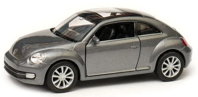 Welly Volkswagen The Beetle Graphite 1:34 1:39 Scales 4,5 pouces Diecast in Box - Photo 1/4