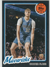Cooper Flagg RC 2025-2026 Topps Basketball 45th Anniversary Rookie #80BK-51 Mavs