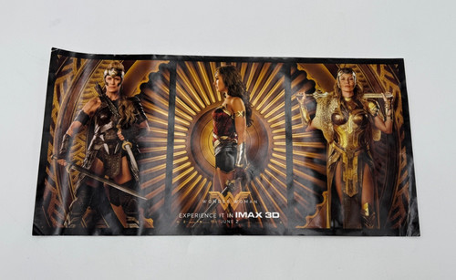 2017 Wonder Woman Movie Poster IMAX Antiope Hippolyta