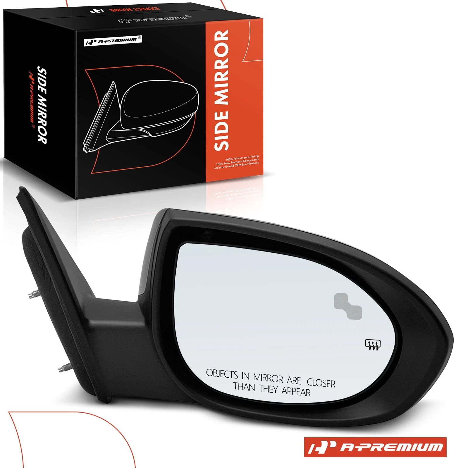 A-Premium Passenger Power Mirror w/ Manual Fold & Blind for Mazda 6 2009-2010