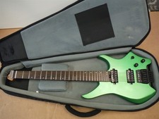 Hils HN3, Headless Travel Guitar Emerald Green With Hils Bag BS1