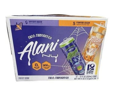 Alani Fall Favorites 12pk - 3 Pumpkin Cream And 9 Witches Brew Energy ...