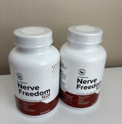 Nerve Freedom Pills-healthy blood &nerves-60X2 capsules new sealed 2 bottles
