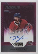 2020-21 O-Pee-Chee Platinum Rookie Matte Pink /99 Alex Belzile #R-AE Auto 0md3
