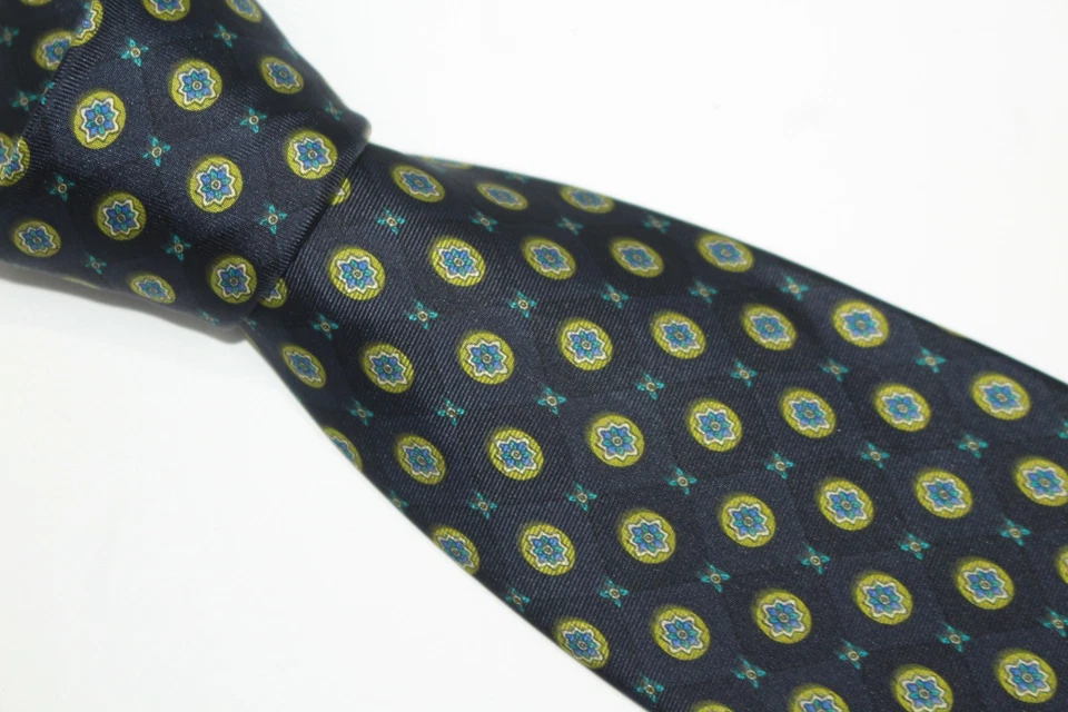 Corbata de seda ST.GEORGE hecha en Italia F86735 Foto 3 de 4