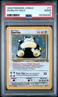 1999 POKEMON JUNGLE #11 SNORLAX-HOLO PSA 2