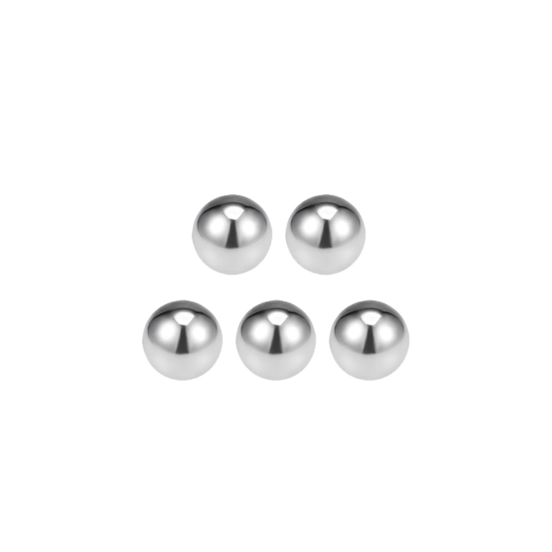 150 Chrome Steel Bearing Balls - 3/16 Inch Diameter, G25 Precision Grade, AISI 52100 Material (PNG Bearings)