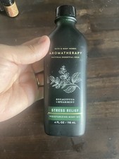 Bath  Body Works Eucalyptus  Spearmint Stress Relief Body Oil  4 FL oz