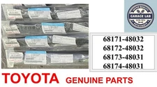 TOYOTA 68171-48032 68172-48032 Genuine Front & Rear Door 'Inner Weatherstrip 4P