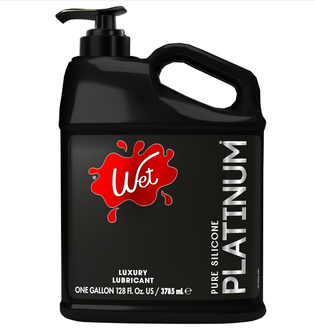 Wet Platinum Silicone Based Personal Lubricant Lube Body Glide - 1 Gallon