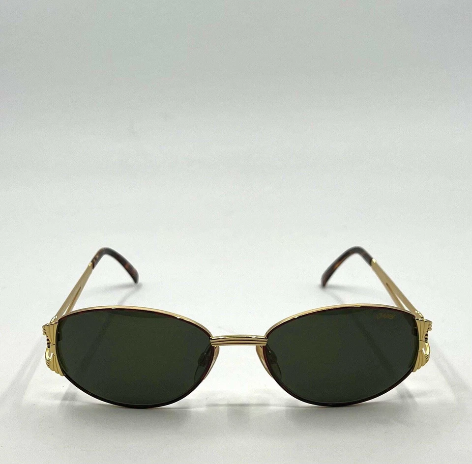 Очки солнцезащитные Chagall LL 2557 105 ВИНТАЖНЫЕ золотистые неиспользованный запас Visibilia черепаховые овальные - Изображение 2 из 4