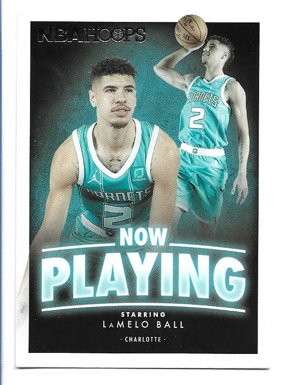 LaMelo Ball 2020-21 Hoops Now Playing Rookie #SS-31 - Charlotte Hornets  RC