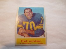 1964 FRANK VARRICHIONE #95 PHILADELPHIA FOOTBALL CARD