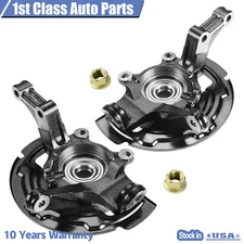 Pair Front Left & Right Steering Knuckle For 2002-2006 Nissan Altima V6 3.5L