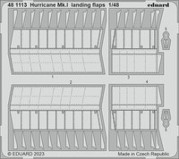 MW22 Eduard 481113 Hurricane Mk.I Landing Flaps 1/48 Pe Set For Hobby Boss