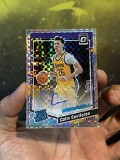 2023-2024 Panini Donruss Optic Checkerboard 1/1 Colin Castleton RC Auto Rookie