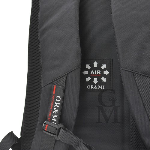 OR&MI zaino uomo originale impermeabile tessuto porta pc lavoro studio scuola - Afbeelding 5 van 10