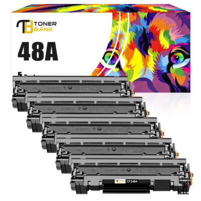 5x CF248A 48A Toner Compatible With HP LaserJet Pro M15a M15w M16a MFP M28w  M29w | eBay
