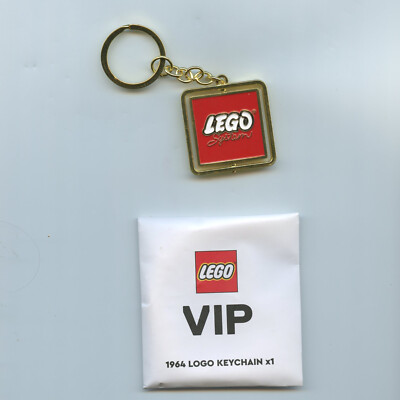 LEGO Retro Spinning Keychain 1964 Metal VIP Promo Exclusive