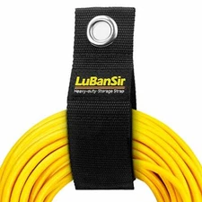 Extension Cord Holder Tie Strips,Heavy Duty Storage Straps with Hooks, 9 Pack