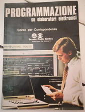 Scuola Radio Elettra brochure depliant corso di Programmazione 1979 16 pagine