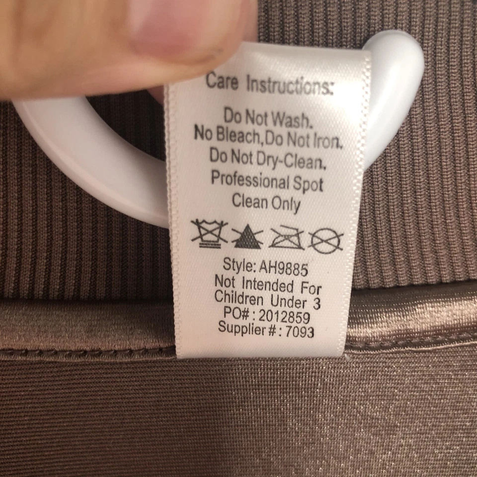 Balera Dance Tea Rose Cobre Tostado Chaqueta con Cremallera Acanalado XL Cómoda Sensación Satinada Foto 3 de 4