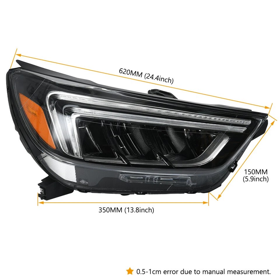 For 2017 2018 2019 2020-2022 Buick Encore Headlight Right Side RH Full LED OEM - Image 2 of 4