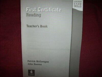 Mcgavigan, Patrick; Reeves, John Longman Exam Skills: First Certificate Reading: