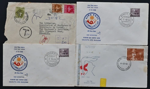 India 1968 - 1969 collection of FDC's 191022
