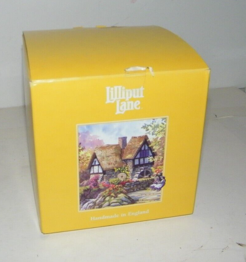 Lilliput Lane-Bargate Cottage Tea Room Original Box & Papers