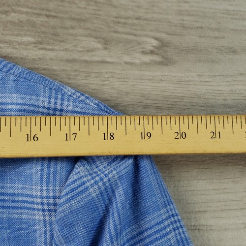 Mike Tailor Custom Blazer Men's 40* Blue Windowpane Linen Cotton? Surgeon Cuff - Picture 12 of 18