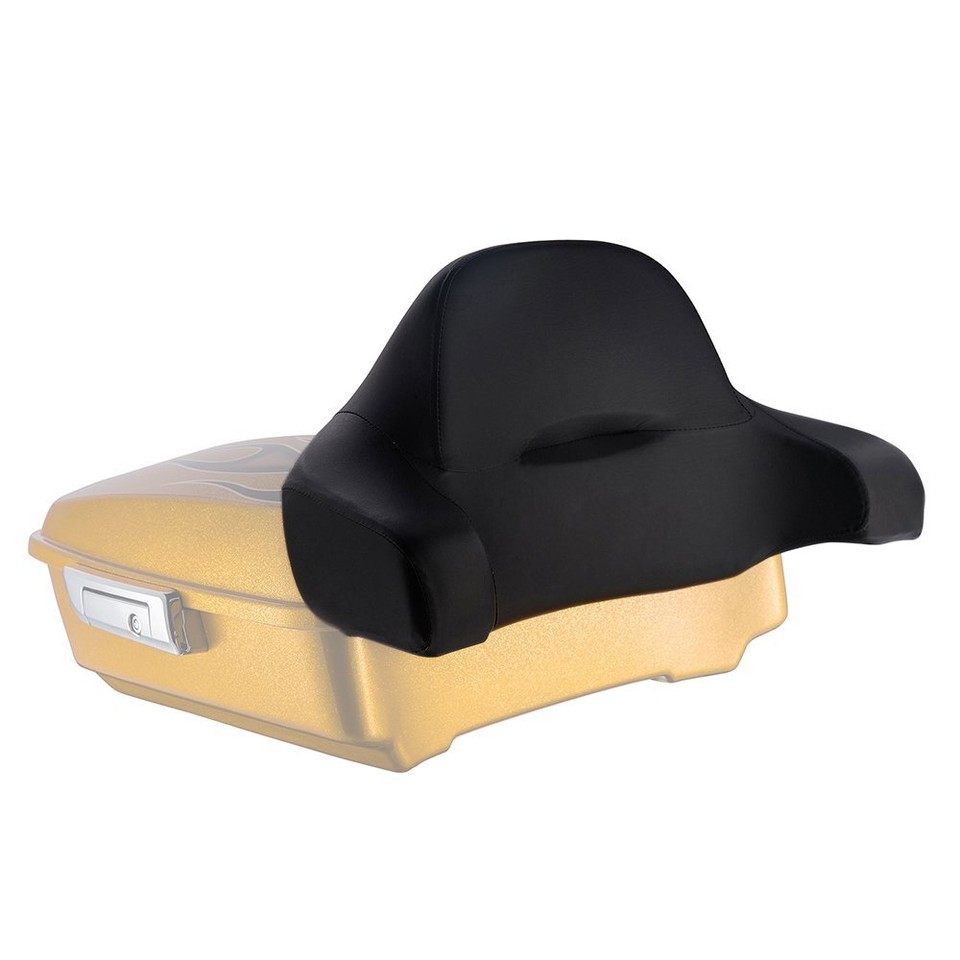 Apoyaespalda Trasero Para Harley Con Maleta Tour Pack Recortada - Almohadilla Acolchada Para Road Glide, Street Glide