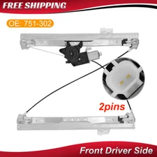 Front Left Power Window Regulator with Motor For 2008-2020 Chrysler Ram Dodge