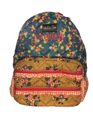 Matilda Jane Scholarly Me Floral Backpack And Lunch Box  display picture 2